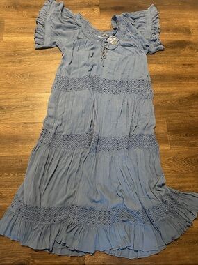 NWOT FREE PEOPLE DREAM ON MAXI DRESS
